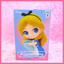 ディズニー Qposket #Sweetiny Disney Characters ★ Alice アリス 約10cm ★ A.ノーマルカラーver. ／ 1点 未開封品_画像4