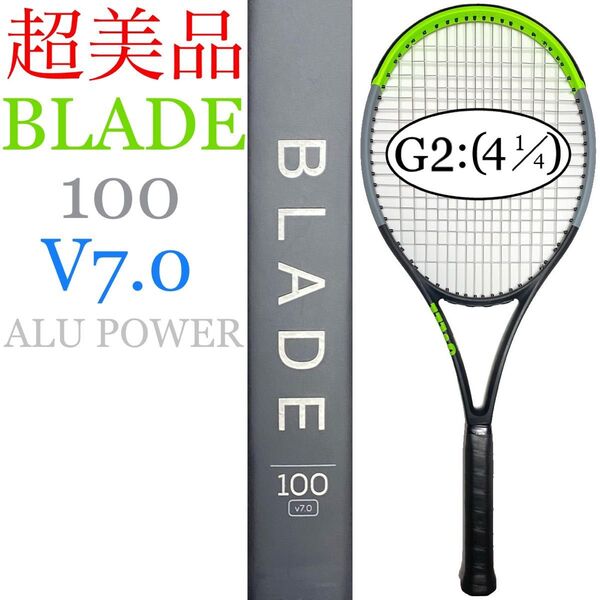 超美品 ウィルソン ブレード 100 V7.0 G2 Wilson BLADE 100 V7.0 ブレイド WR045511S+