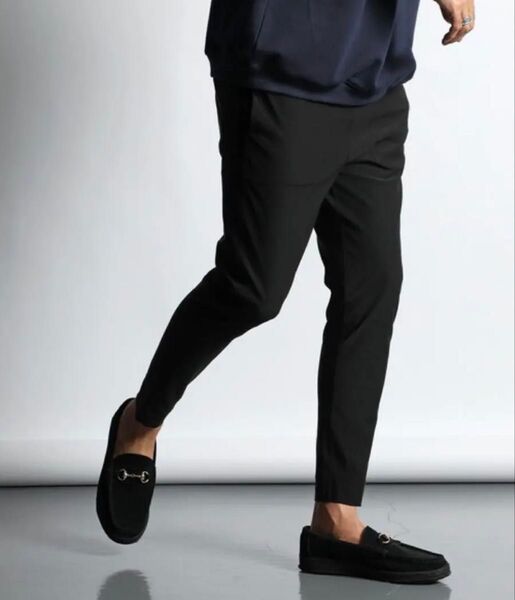 【DUFFER】ライトポンチ素材 ストレッチジョガーパンツ Mダファー