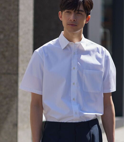 URBAN RESEARCH ROSSO MENS『防シワ』『防臭』ハイパフォーマンスブロード半袖シャツM