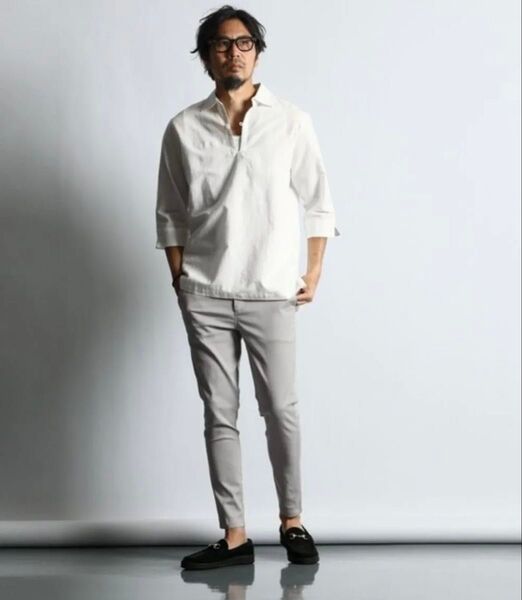 The DUFFER of ST.GEORGE「GUM STRETCH LIGHT」SKINNY EASY CHINO:超伸縮M