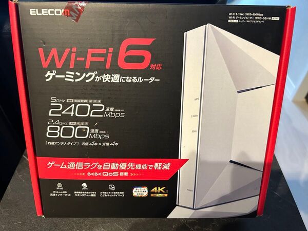 WRC-G01-W Wi-Fi エレコム ゲーミングルーター 800Mbps 無線LAN ELECOM