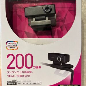 美品 ELECOM Webカメラ UCAM-C520FBBK ブラック ほぼ未使用