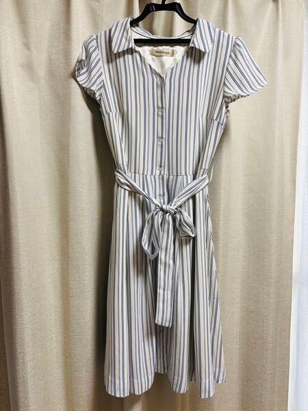 MISCH MASCH ミッシュマッシュ ワンピース 夏 ストライプ 半袖