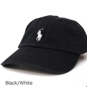 キャップ ブラック POLO RALPH 刺繍 帽子 ラルフローレン LAUREN ポロ ポニー