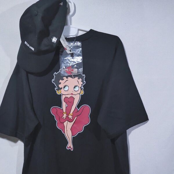 新品 3点セット ベティブープ Tシャツ キーホルダー キャップ アニメ 映画