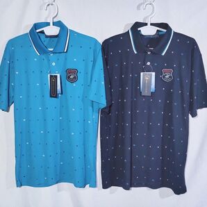 新品 ペアルック ポロシャツ L ビバリーヒルズポロクラブ BHPC 総柄 半袖
