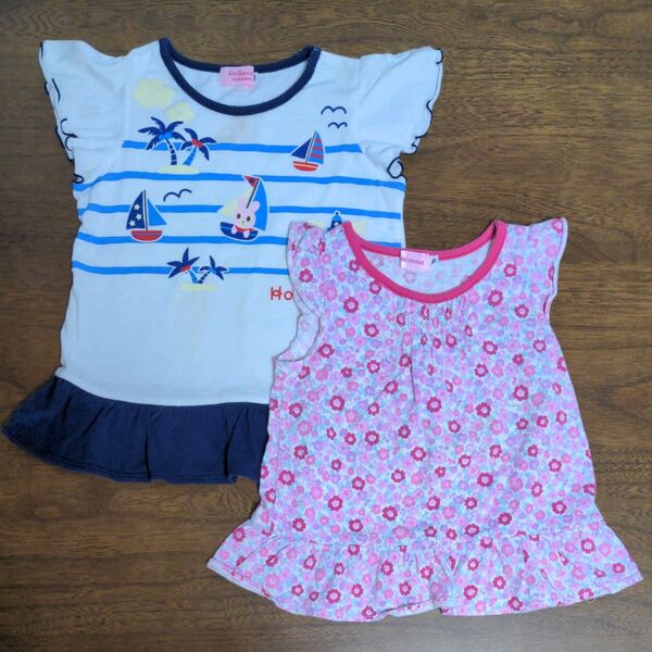 ミキハウス 半袖Tシャツ 80cm セット