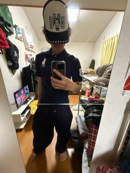 POLO RALPH LAUREN ラルフローレン ネイビー ポロシャツ L