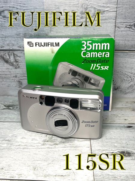 【ジャンク】富士フイルム フィルムカメラ35mm zoom DATE 115SR