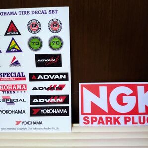 【未使用】NGK ステッカー+yokohamaタイヤ ステッカー