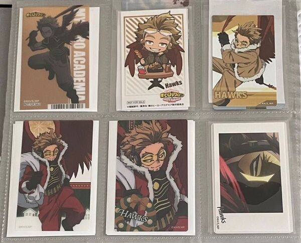 僕のヒーローアカデミア ヒロアカ クリアカード 紙類 ホークス ⑥