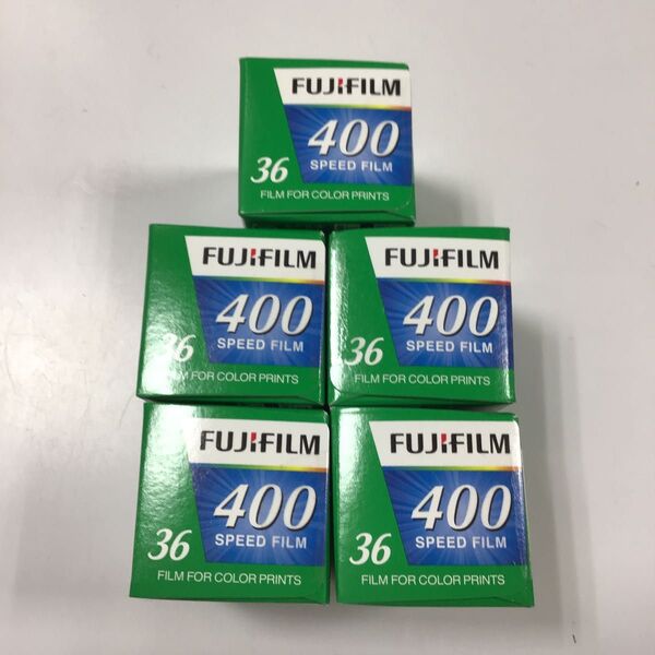 富士フイルム FUJIFILM400 カラーネガフィルム 36枚撮り 5本セット