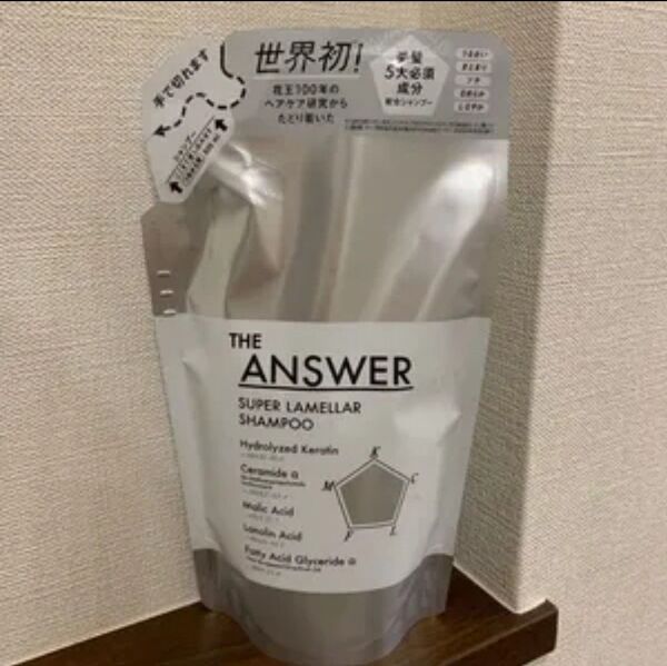 新品 花王 kao THE ANSWER ジアンサー スーパーラメラシャンプー 詰め替え 320ml
