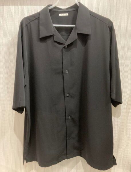 GU ジーユー オープンカラーシャツ 5分袖 半袖シャツ XL