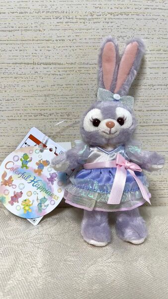 【新品】ぬいぐるみバッジ ステラ・ルーダッフィー&フレンズ20周年 カラフルハピネス