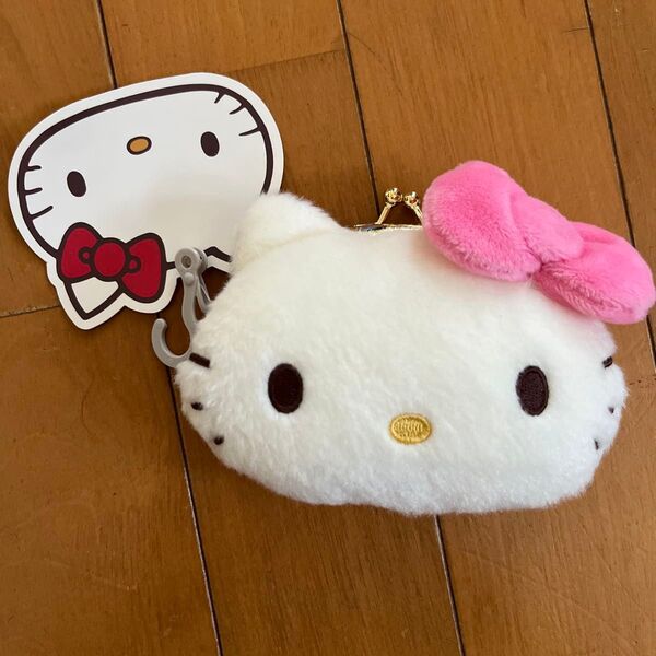 ハローキティ がま口ポーチ サンリオ 新品 小銭入れ ポーチ 小物入れ ピンク 可愛い ガーリー Sanrio