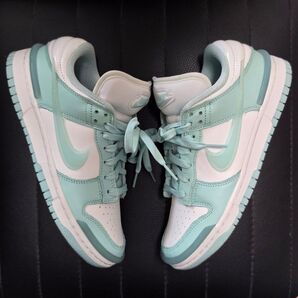 WMNS DUNK LOW TWIST "SUMMIT WHITE JADE ICE" DZ2794-101 23.5cm