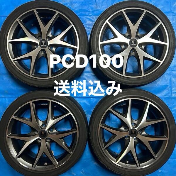 希少モデリスタホイール シエンタ17×6.5j PCD100 30、50プリウス、カローラ、86 ヨコハマ195/45R17