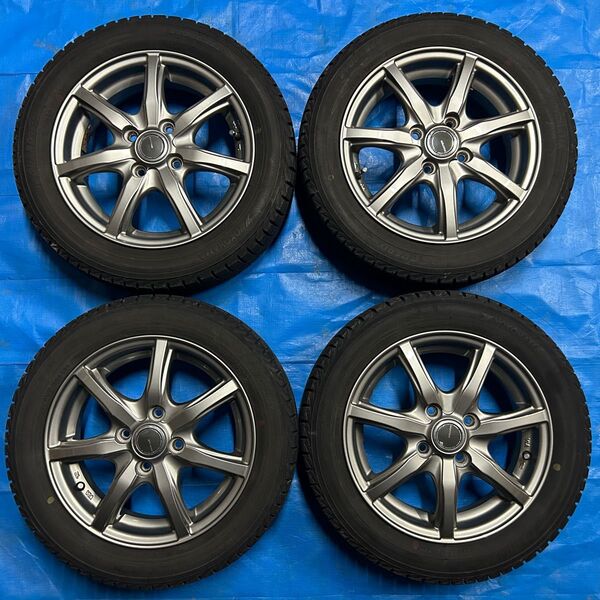 155 65 R14 pcd100 タイヤホイールセット スタッドレス アイスガードIG30