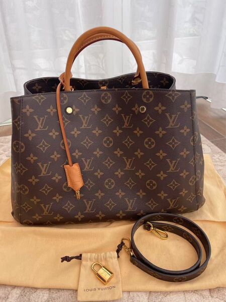 ルイヴィトンLOUIS VUITTON モンテーニュGM モノグラム 2WAY ショルダーバッグ