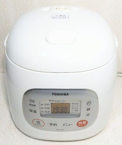 IH炊飯ジャー 3合炊 TOSHIBA 東芝 RC-5XF 鍛造かまど銅コート釜