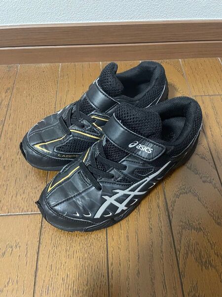asicsアシックス スニーカー 21cm キッズ ブラック