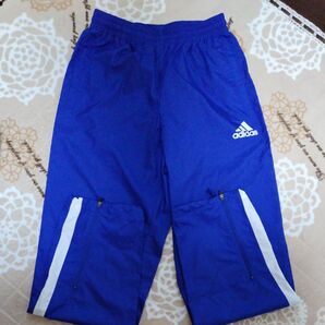 adidas スポーツパンツ ブルー メンズ