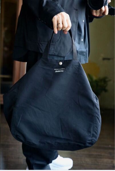 comme desgarons homme コムデギャルソン オム 2way ショルダーバッグ トートバッグ ブラック 大容量
