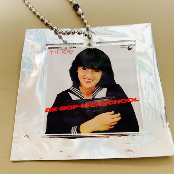 中山美穂 BE-BOP-HIGHSCHOOL シングルジャケット アクリル ビーバップハイスクール
