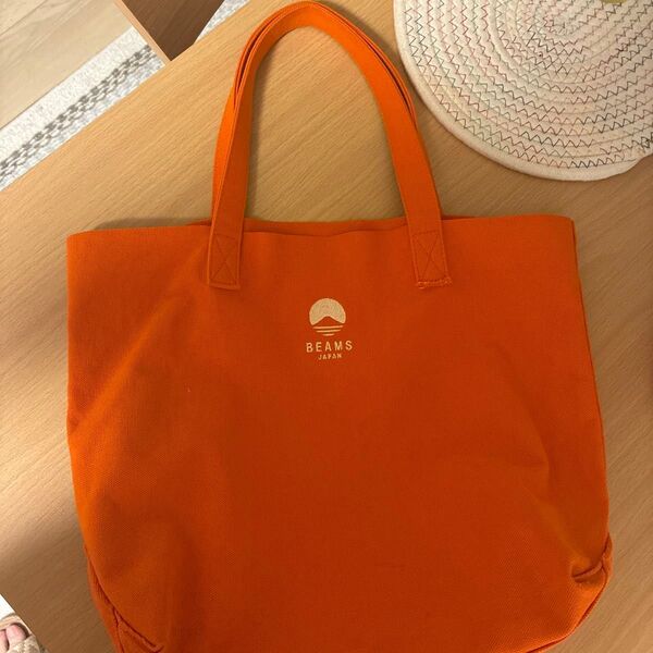 BEAMS JAPAN トートバッグ オレンジ