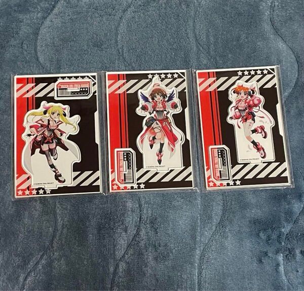 魔法少女リリカルなのは ラウンドワン限定 アクリルスタンド 3つセット