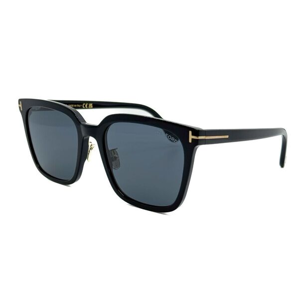 TOM FORD トムフォード サングラス TF1132-K アジアンフィット ブラック ブルーレンズ メンズ イタリア製