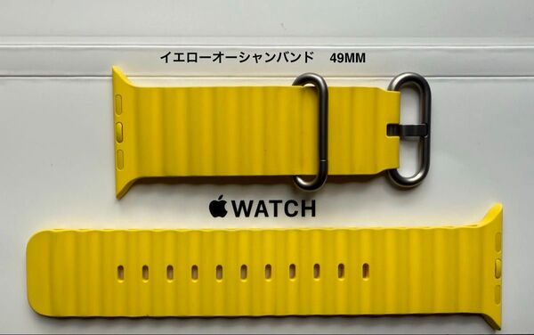 Apple Watch 純正バンド 49mm イエロー オーシャンバンド MQEC3FE/A