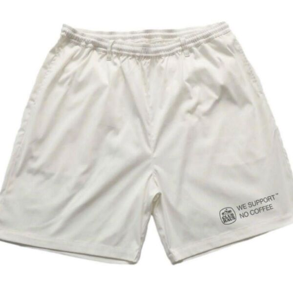 NO COFFEE × CLUBHAUS NYLON SHORT PANT XLサイズ 新品 未使用 ホワイト ハーフパンツ 白