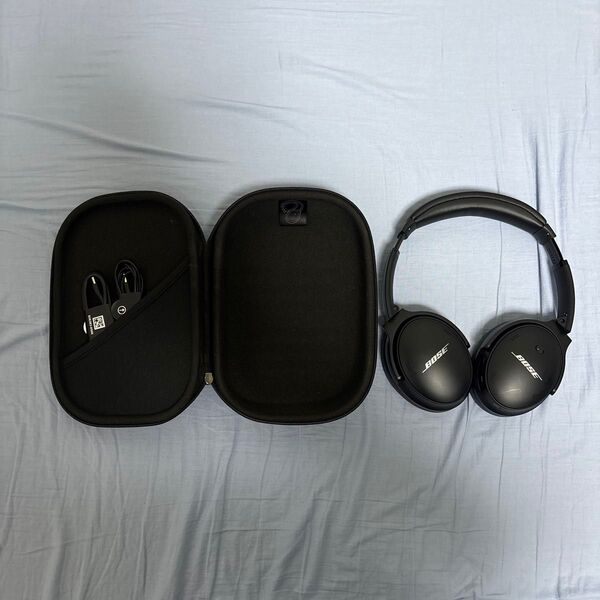 Bose ボーズ QuietComfort 45 headphone ノイズキャンリング イヤーパフ新品交換済