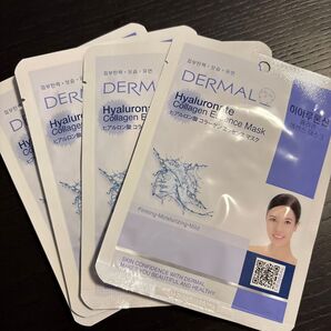 DERMAL ヒアルロン酸コラーゲンエッセンスマスク 4枚セット