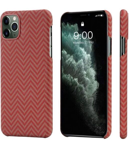 「PITAKA」iPhone 11 Pro Max 対応 ケース MagEZ Case アラミド繊維 カーボン風 超薄