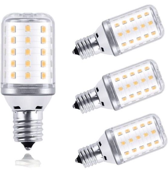 ZSSXOLED LED電球 E17 口金直径17mm 6W E17 LED電球 広配光 60W形相当500LM 4個入り