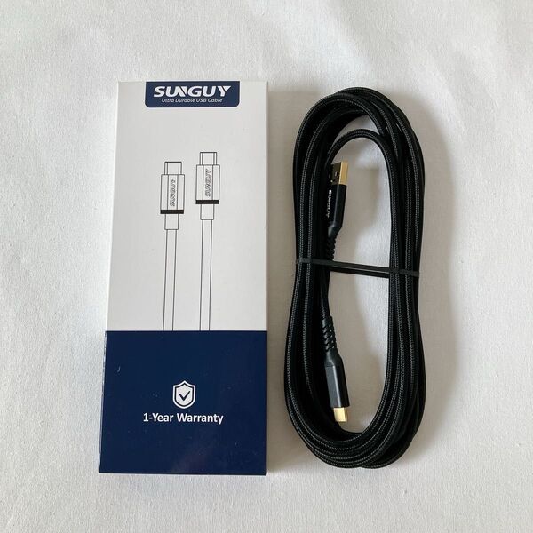 SUNGUY USB3.0 Gen1 USB Type C ケーブル 3M USB-A & USB-C 5Gbps高速データ転送