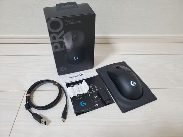 Logicool PRO 2 LIGHTSPEED G-PPD-002XWL-BK ロジクール ワイヤレス ゲーミング マウス