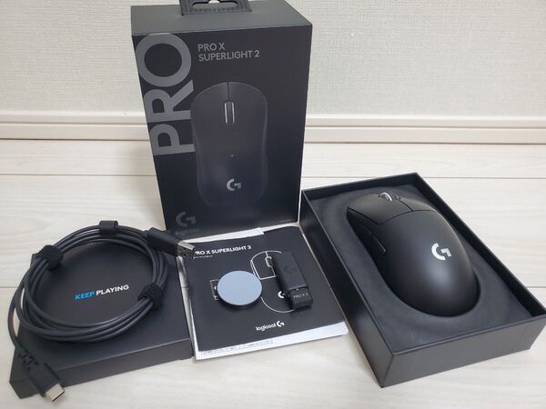 Logicool PRO X SUPERLIGHT 2 G-PPD-004WL-BK ロジクール ワイヤレス ゲーミングマウス