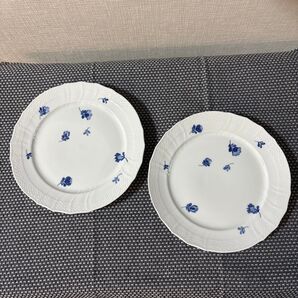 ロイヤルコペンハーゲン ブルーフラワーシンフォニー ケーキ皿 デザート皿 2枚組