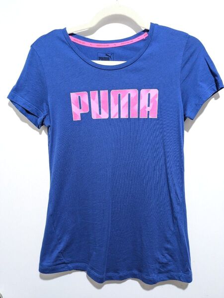 PUMA プーマ 半袖 Tシャツ トップス ブルー S