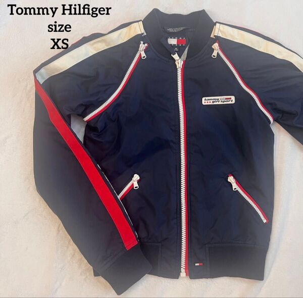 【Tommy Hilfiger】ネイビー ジップアップジャケット2way ベスト