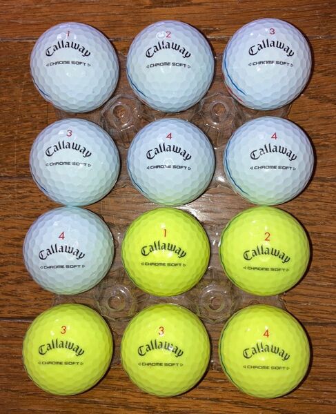 ロストボール Callaway CHROME SOFT トリプルトラック 2024年モデル 12球