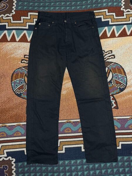 “LEVI’S”501 black pants made in usa