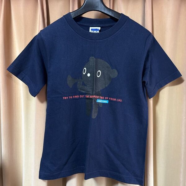 半袖 Tシャツ トップス カットソー ネイビー 紺 クマ 熊 くま S