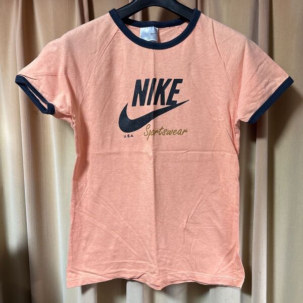 NIKE ナイキ 半袖 Tシャツ トップス カットソー オレンジ ネイビー M