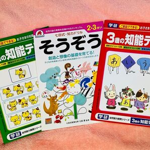 3〜4歳 学習ワーク3冊セット